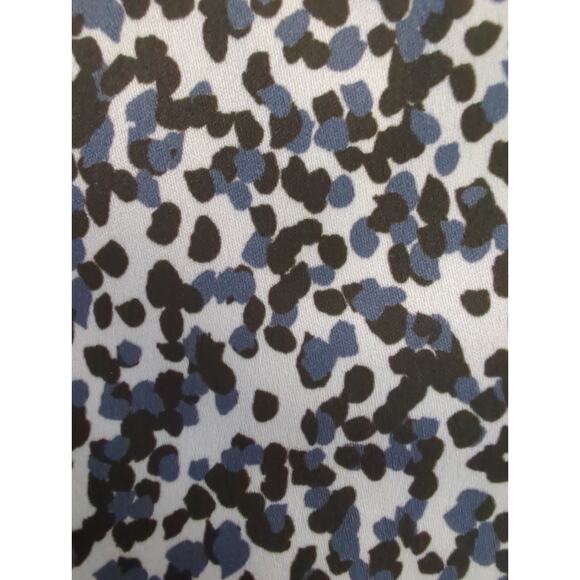 LYSSE New York Gray Black & White V Neck Short Sleeve Oversized Tunic Top Size S - Picture 3 of 7